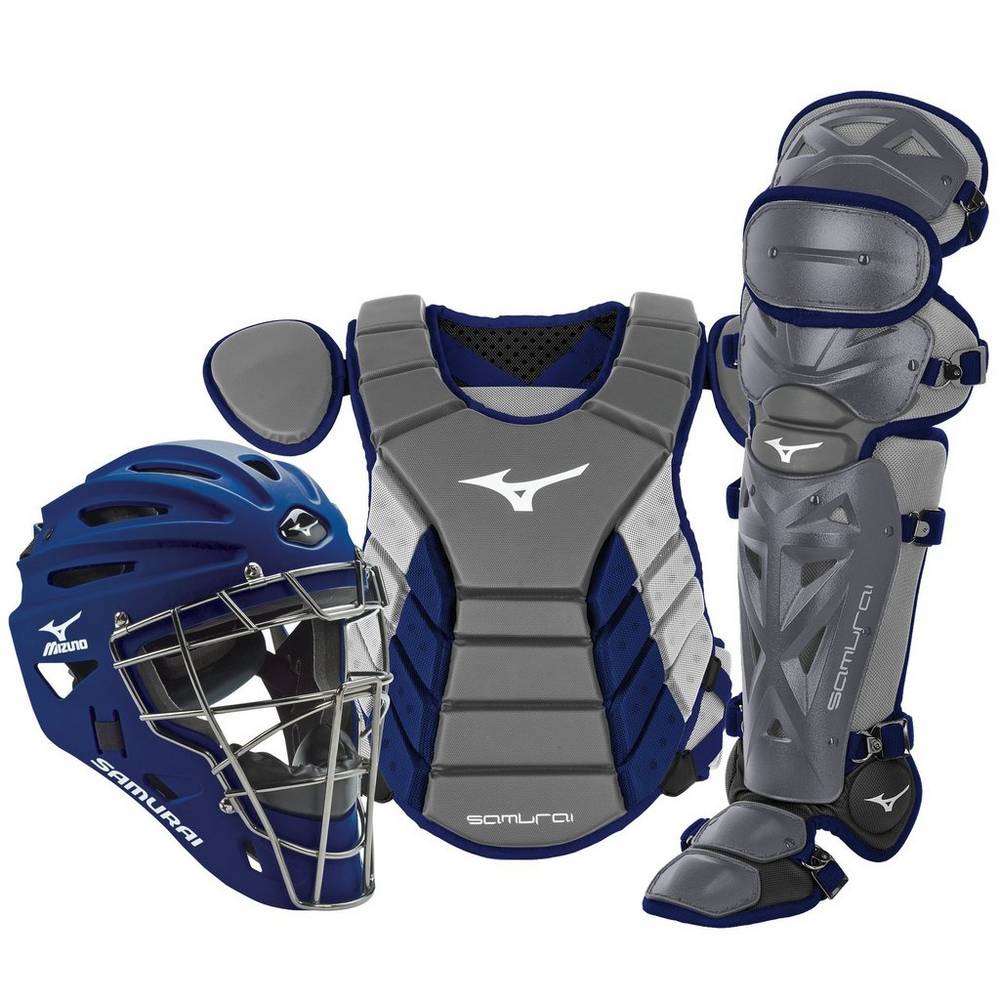 Mizuno Samurai Adult 15" Boxed Férfi Catchers Gear Szürke/Sötétkék WPS816597